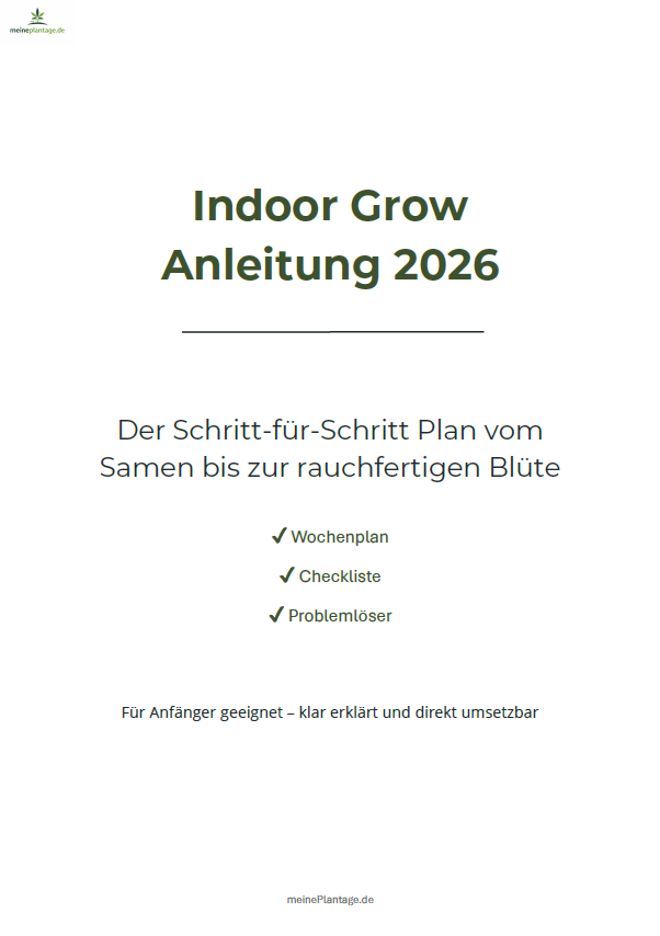 Indoor Grow Anleitung als PDF Cover