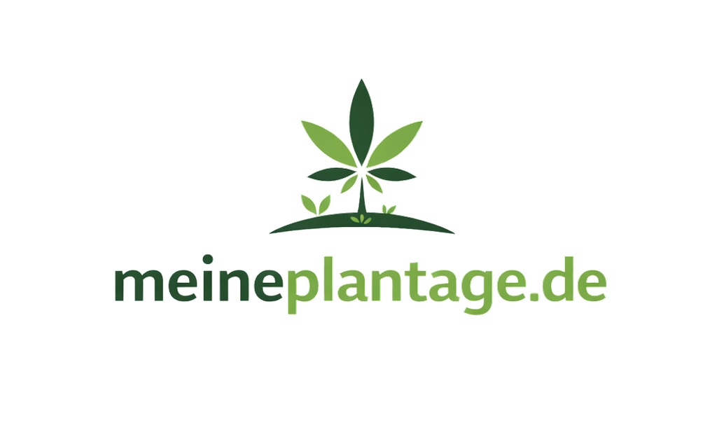 meineplantage.de logo cannabis anbau pflanze minimalistisch
