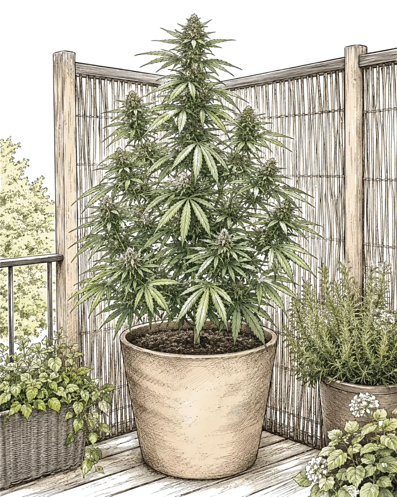Cannabis auf dem Balkon anbauen