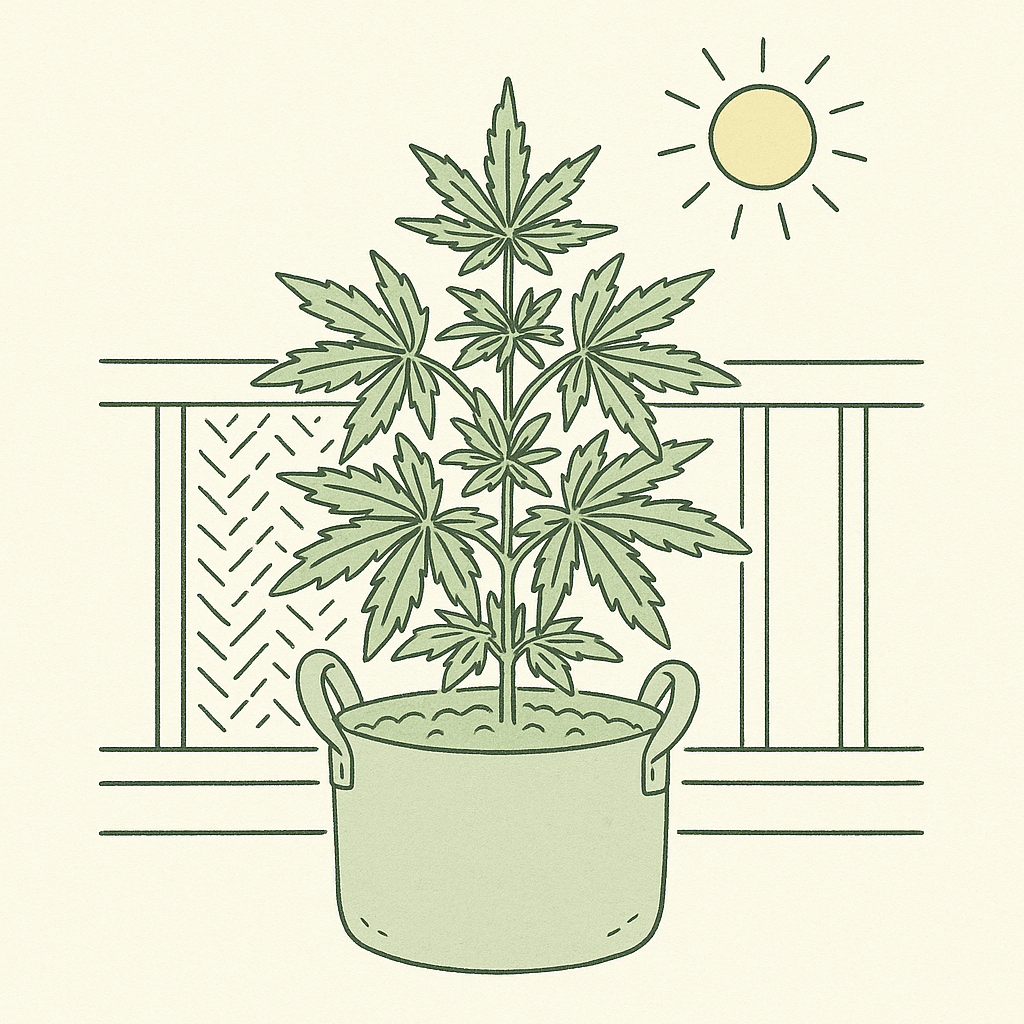 Cannabis auf dem Balkon anbauen