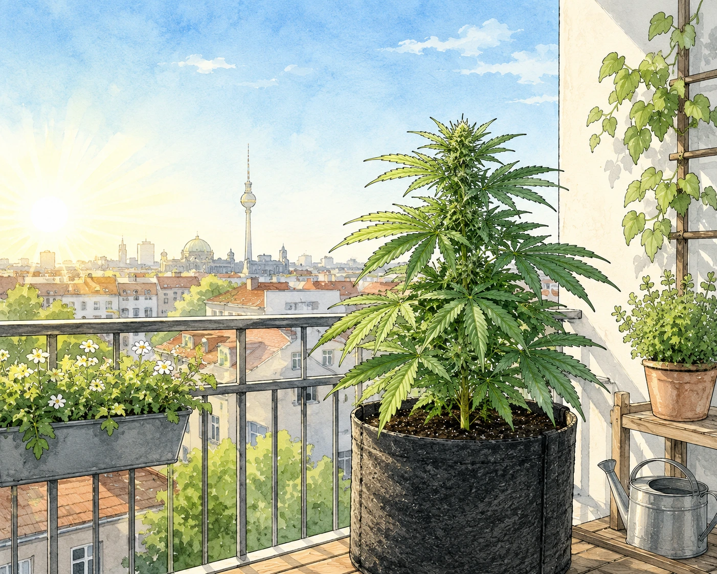 Cannabis Balkon anbauen