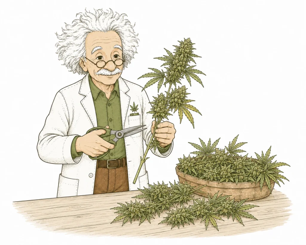 Cannabis ernten Anleitung Schritt für Schritt