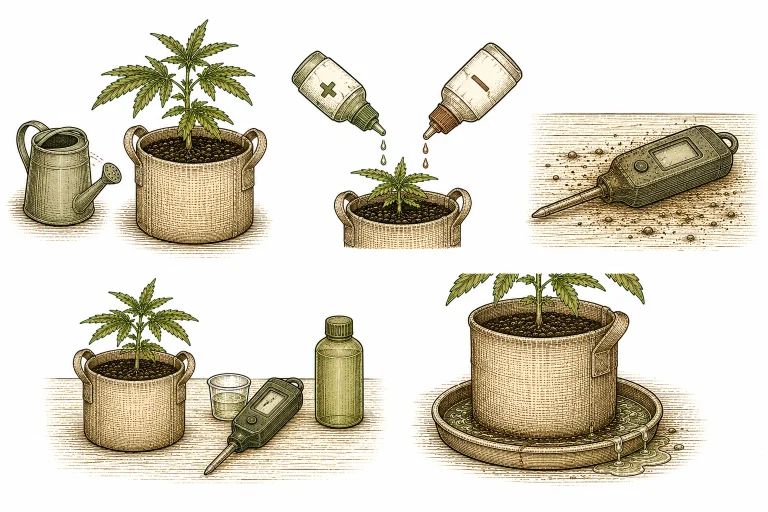 Die häufigsten Fehler beim pH-Wert einstellen bei Cannabis im Überblick