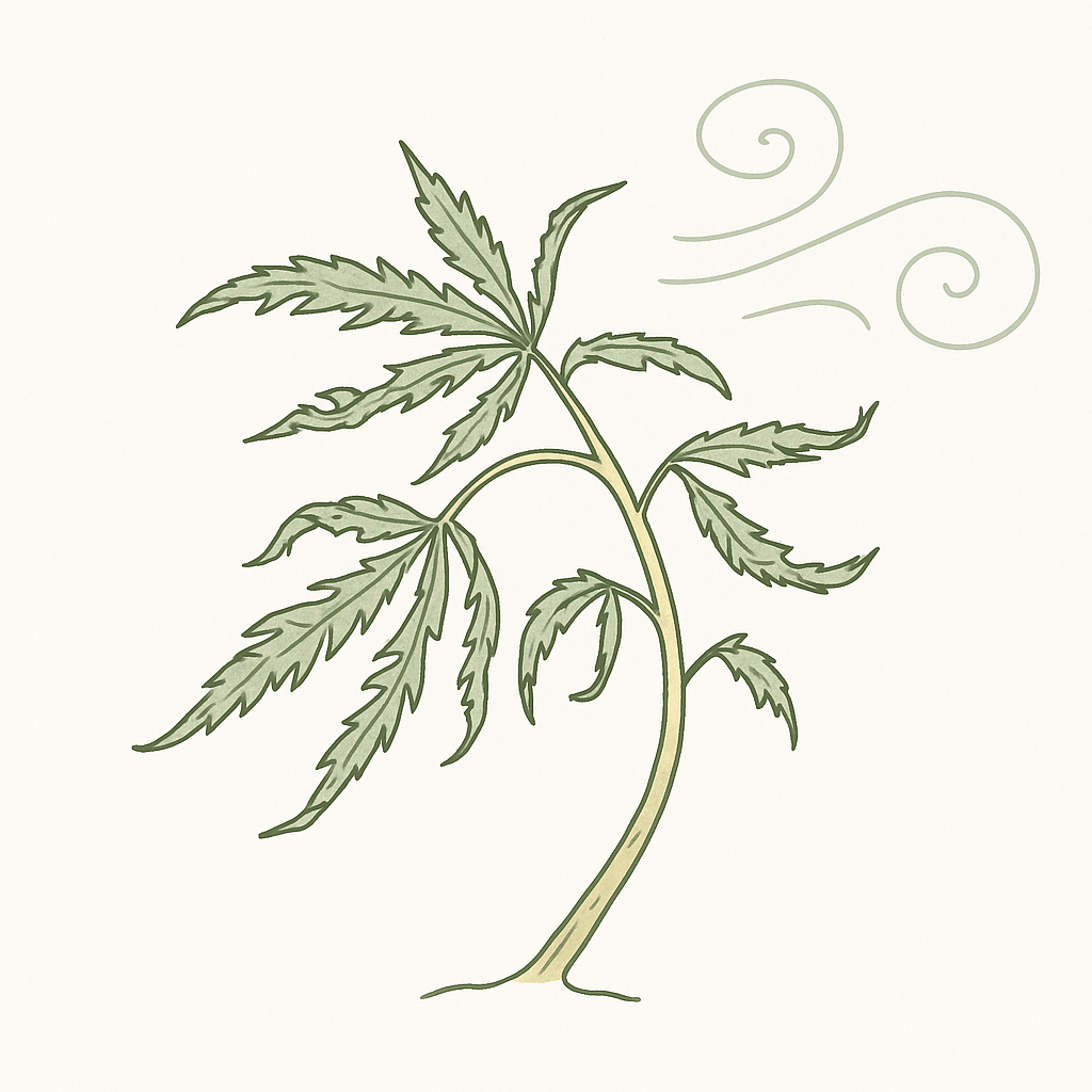 Cannabis Windschäden Symptome erkennen