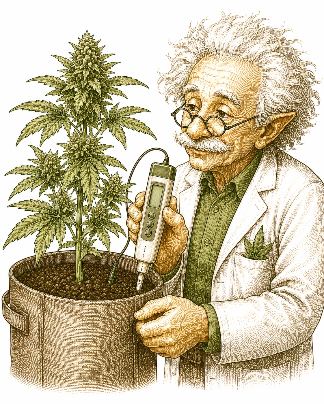 EC-Wert Cannabis messen