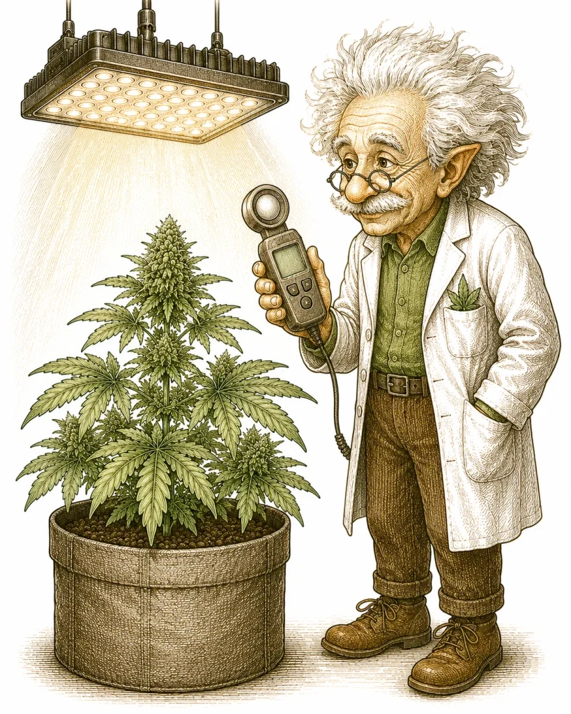 Licht Cannabis Spektrum Beleuchtungsdauer Titelbild