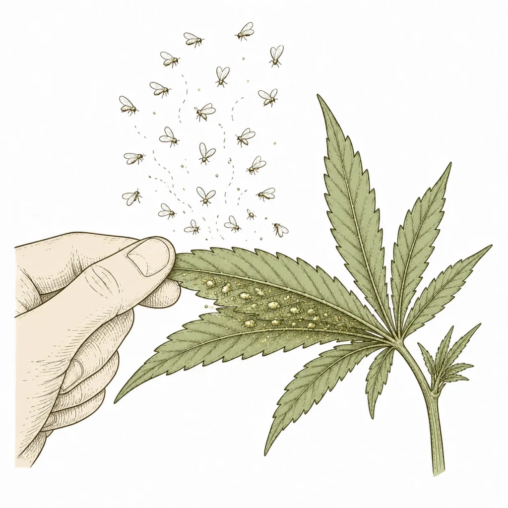Weiße Fliege Cannabis