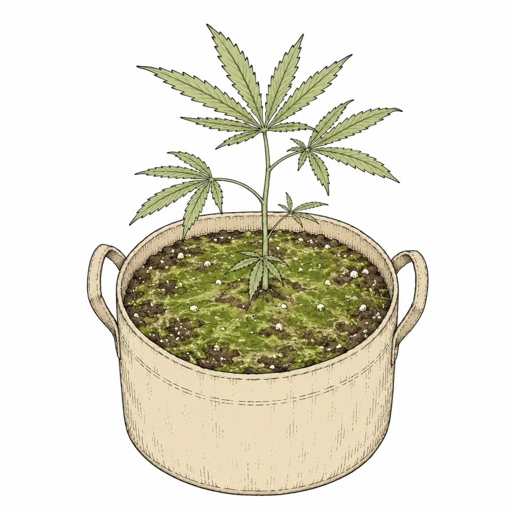 Algenbefall Cannabis