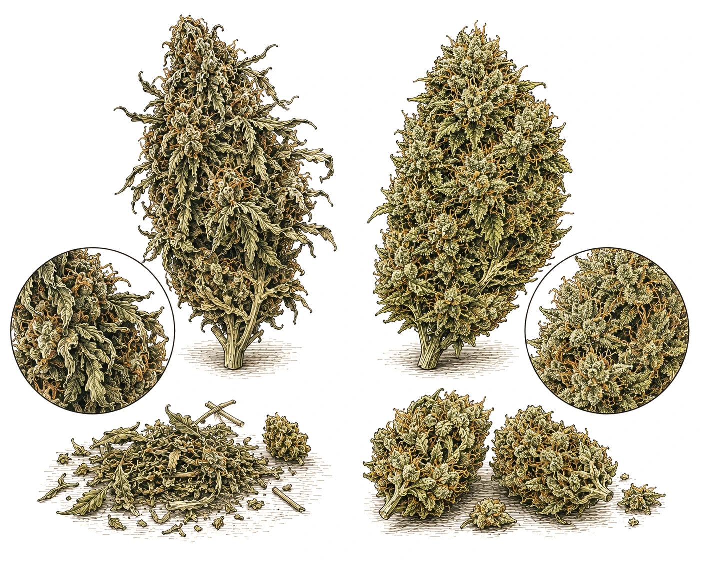 Cannabis Blüte Trocknung schlecht optimal Vergleich