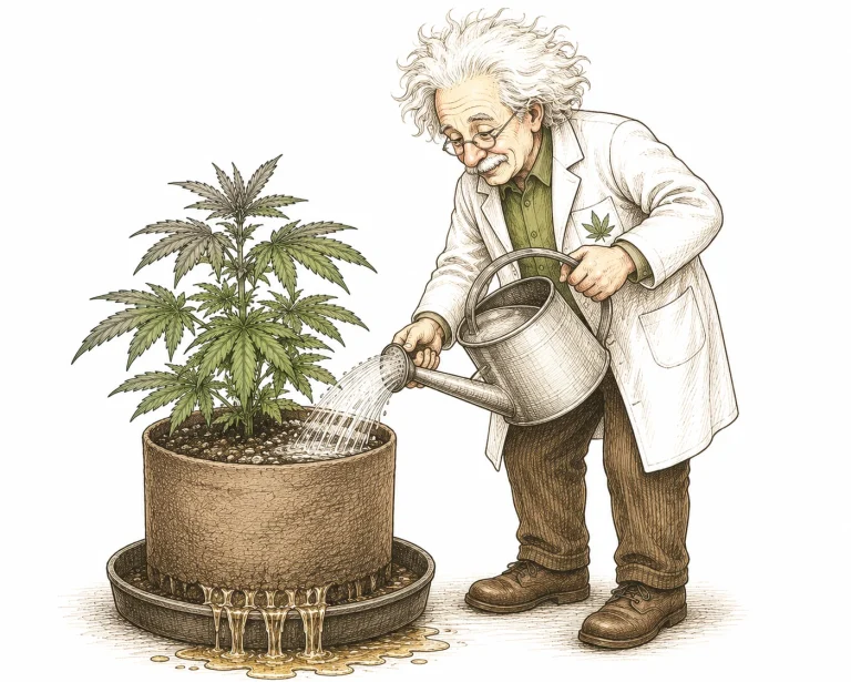 Cannabis Dünger ausspülen: Flush gegen Salzstau