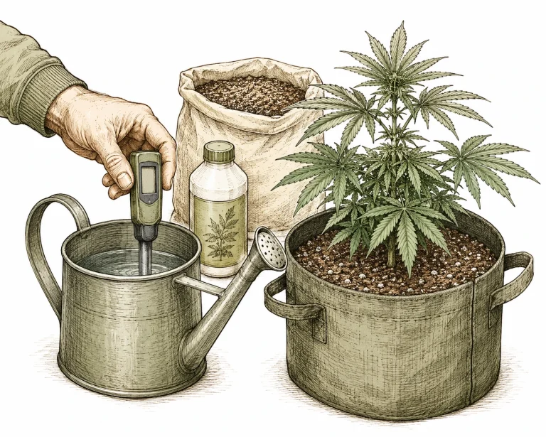 Zinkmangel Cannabis pH-Wert messen mit Zinkdünger