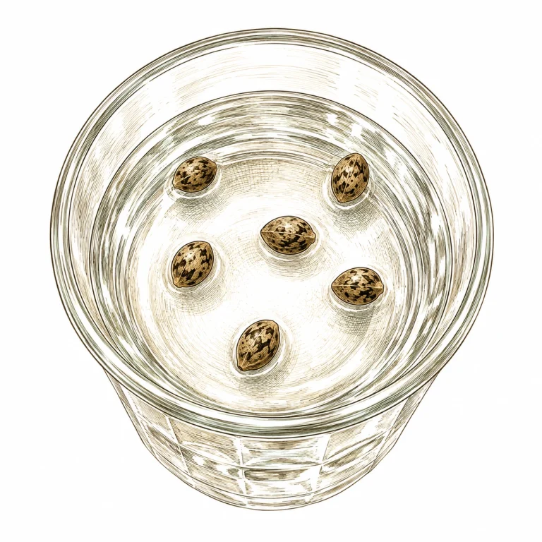 Keimmethode Wasserglas Cannabis Samen schwimmend