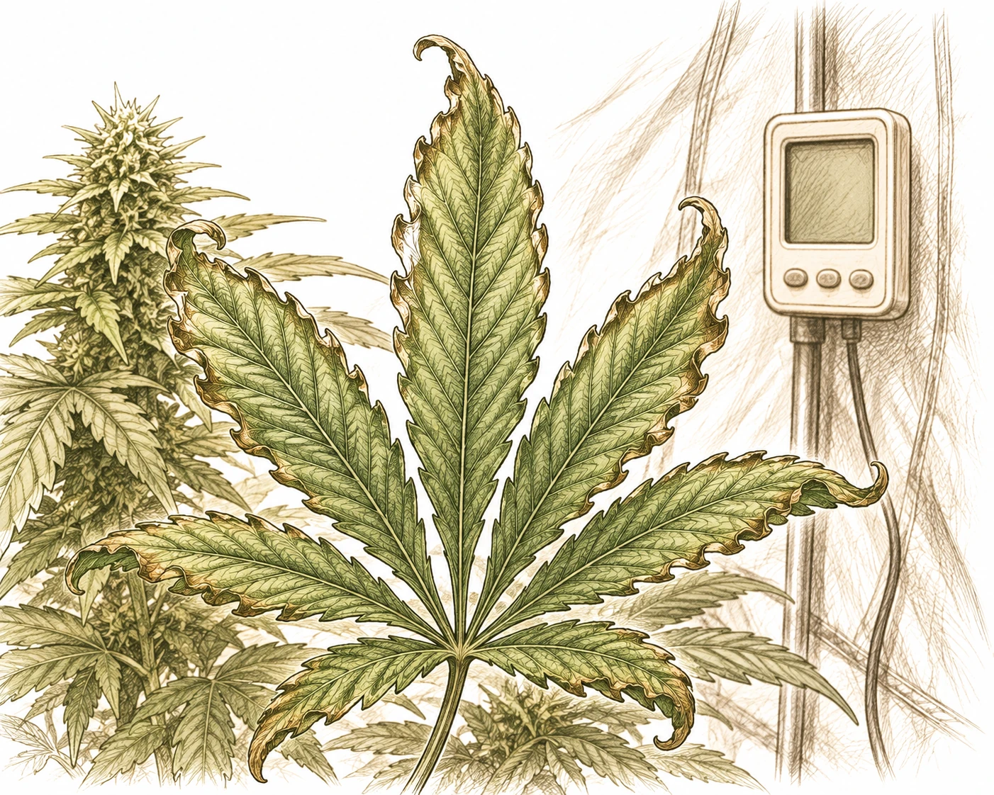 Cannabis Belüftung Growbox – Hitzestress durch schlechte Luftzirkulation