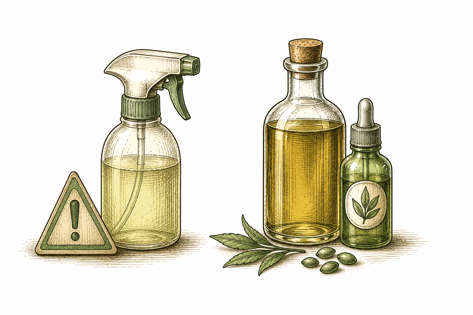 Biologische Mittel im Vergleich zu chemischen Pestiziden gegen Raupen bei Cannabis
