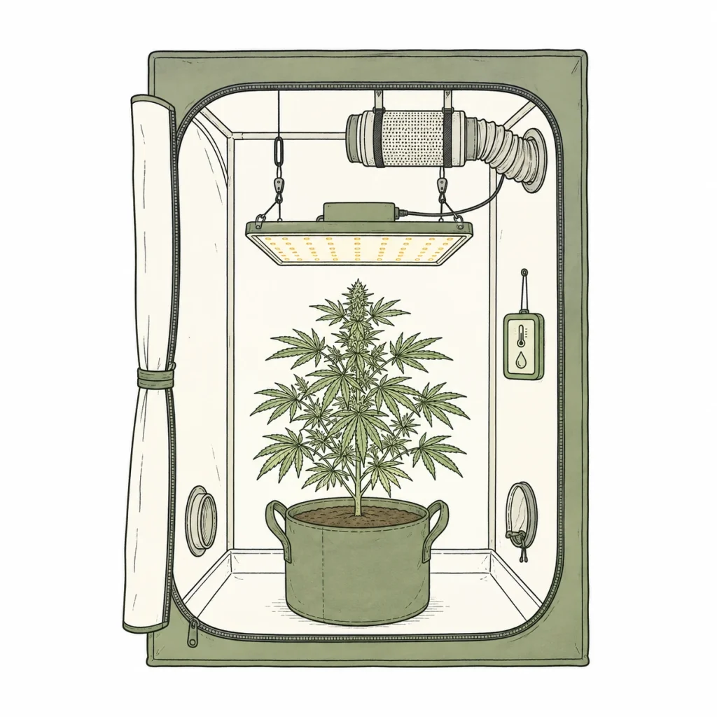 Growbox einrichten