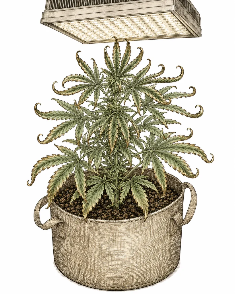 Hitzestress Cannabis Symptome