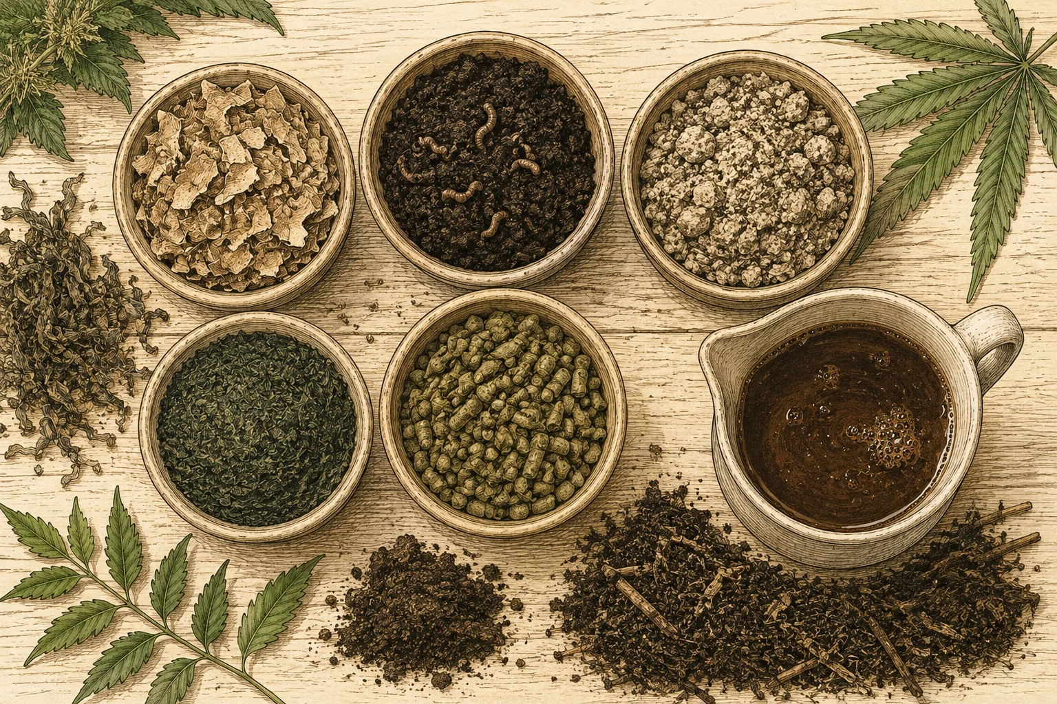 Organische Dünger im Überblick: Hornspäne, Guano, Wurmhumus