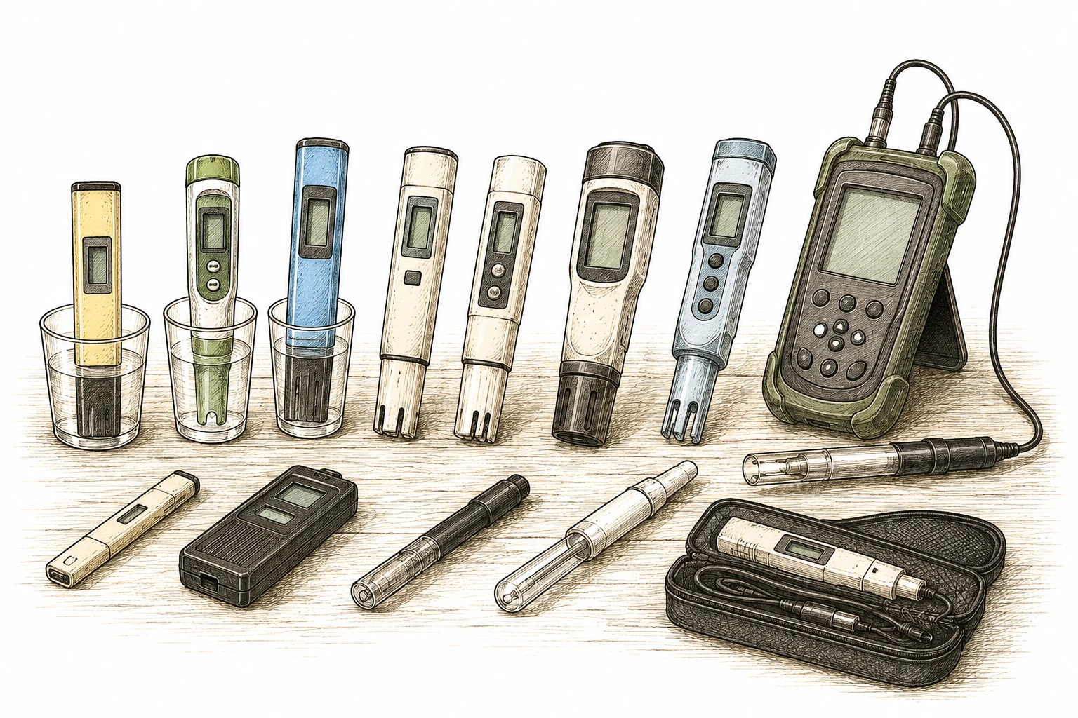 Verschiedene Cannabis pH Meter und EC Meter Modelle im Vergleich