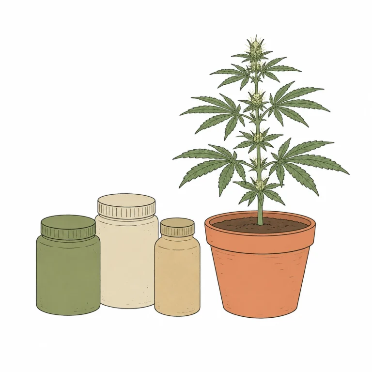 Autoflower Cannabis NPK-Grunddünger frühe Blütephase