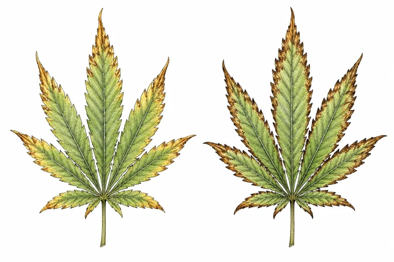Bor Überschuss Cannabis Vergleich Nährstoffbrand Unterschied