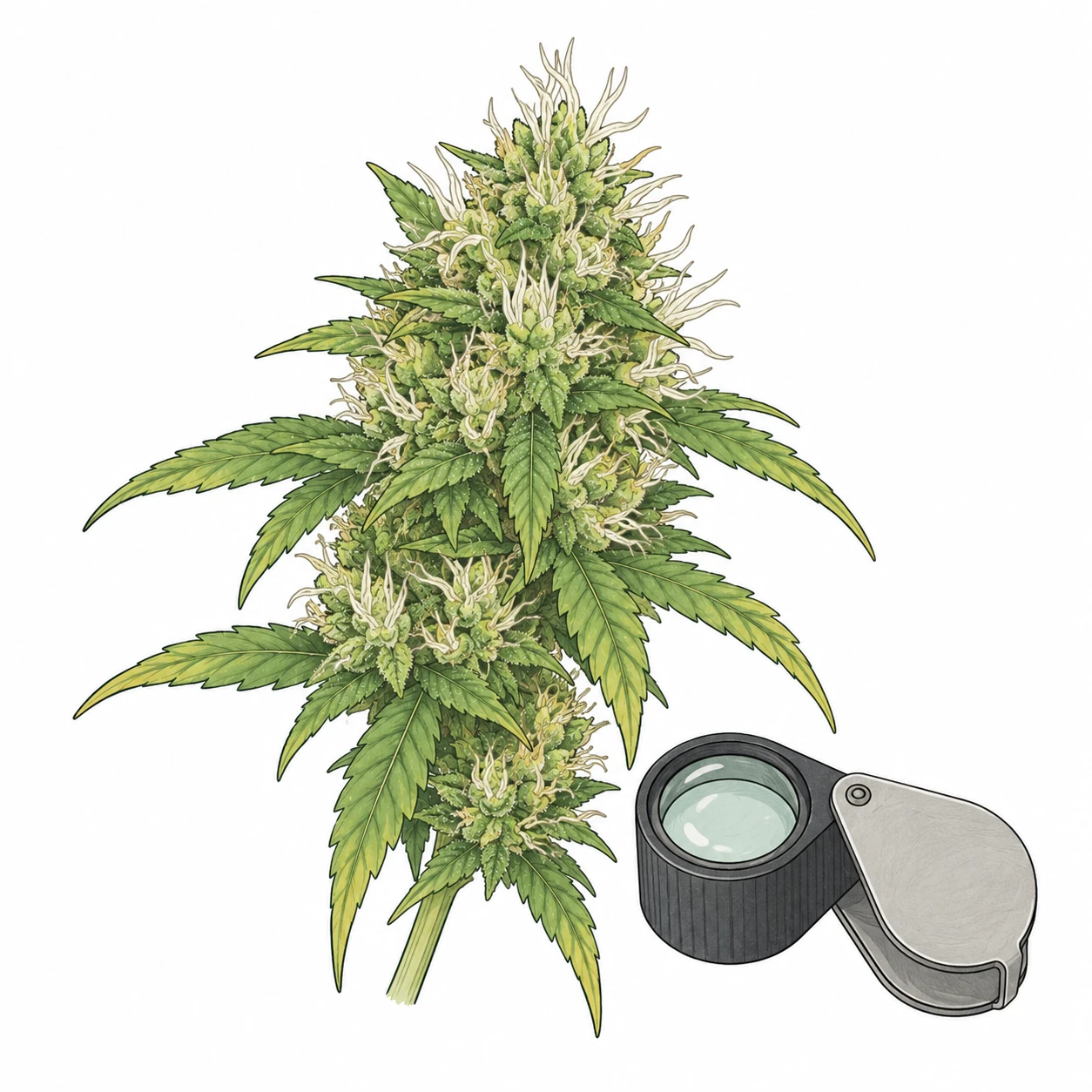 Cannabis zu früh ernten