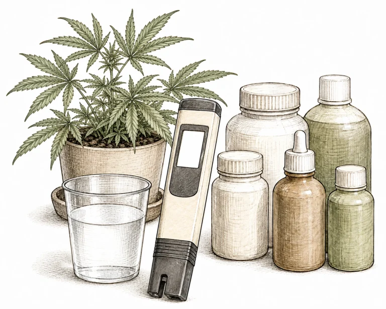 Eisen Überschuss Cannabis niedriger pH Wert Dünger Ursache