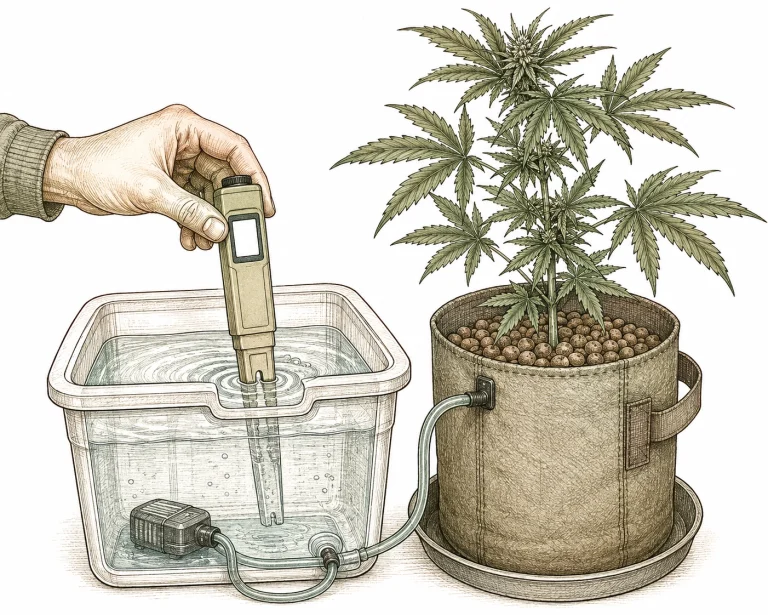 Eisen Überschuss Cannabis pH messen Hydroponik Prävention