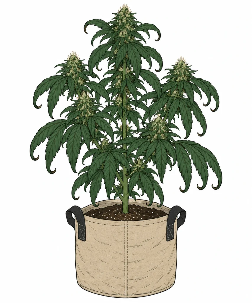 Stickstoffueberschuss Cannabis erkennen