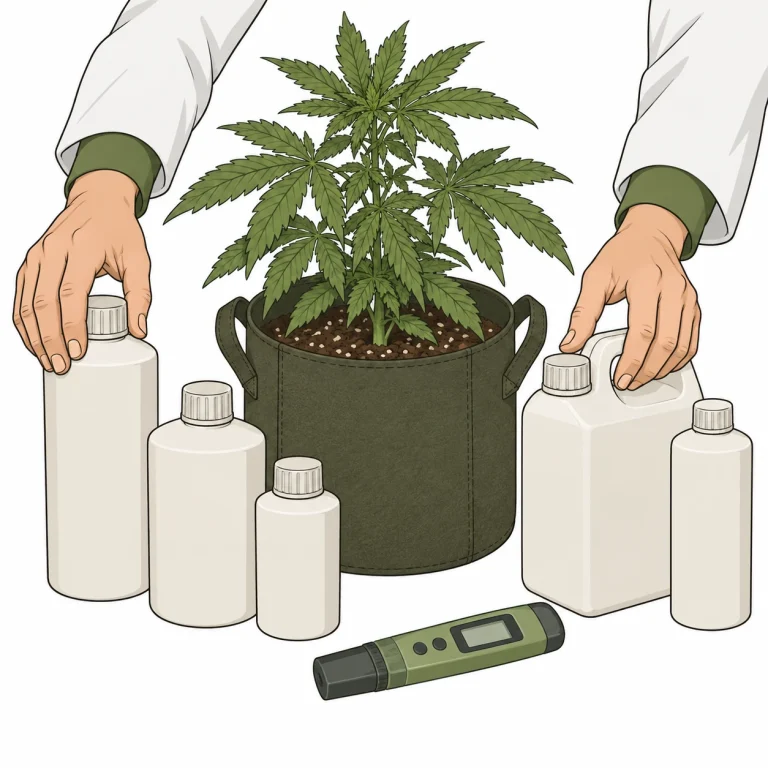 Zink Überschuss Cannabis Überdosierung mit EC-Messgerät